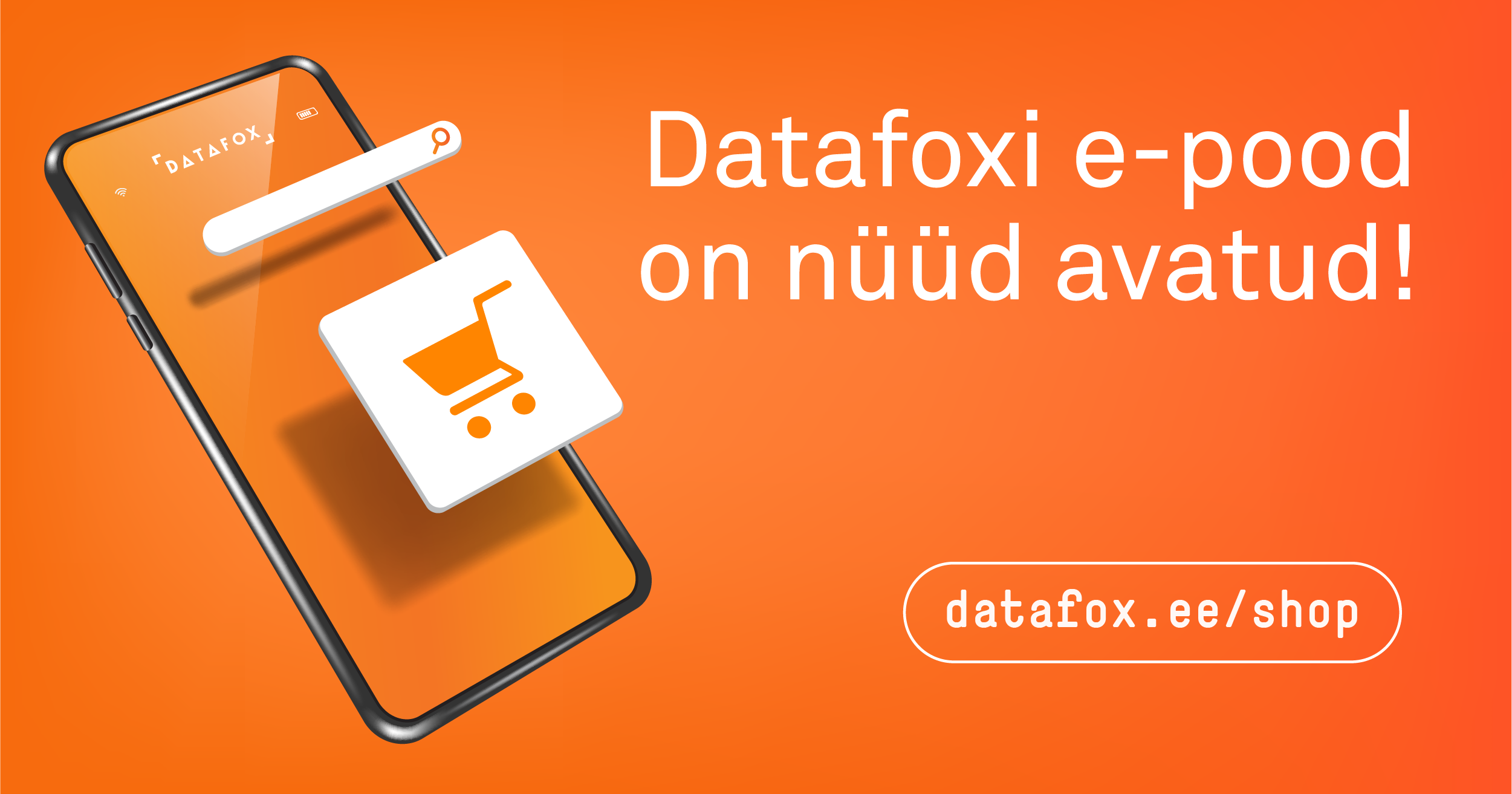 Datafoxi e-pood on nüüd avatud!