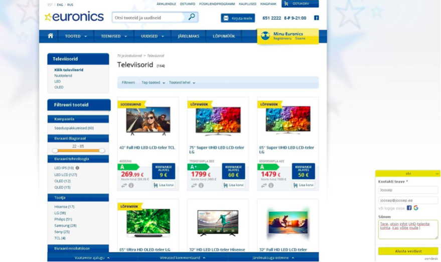 Euronics sai kanaliülese teenindusplatvormi