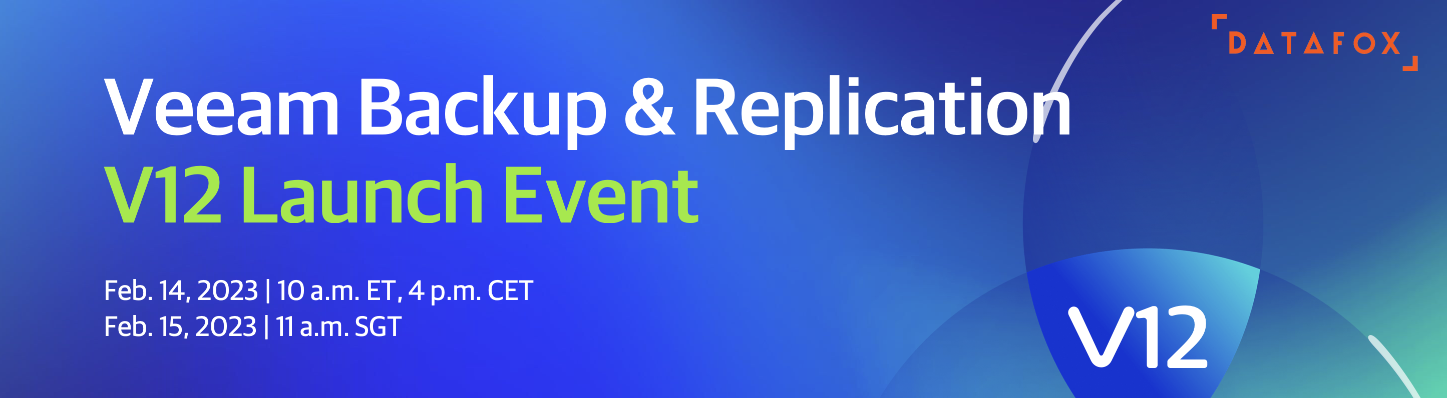 Veeam Backup & Replication uue V12 launch üritus