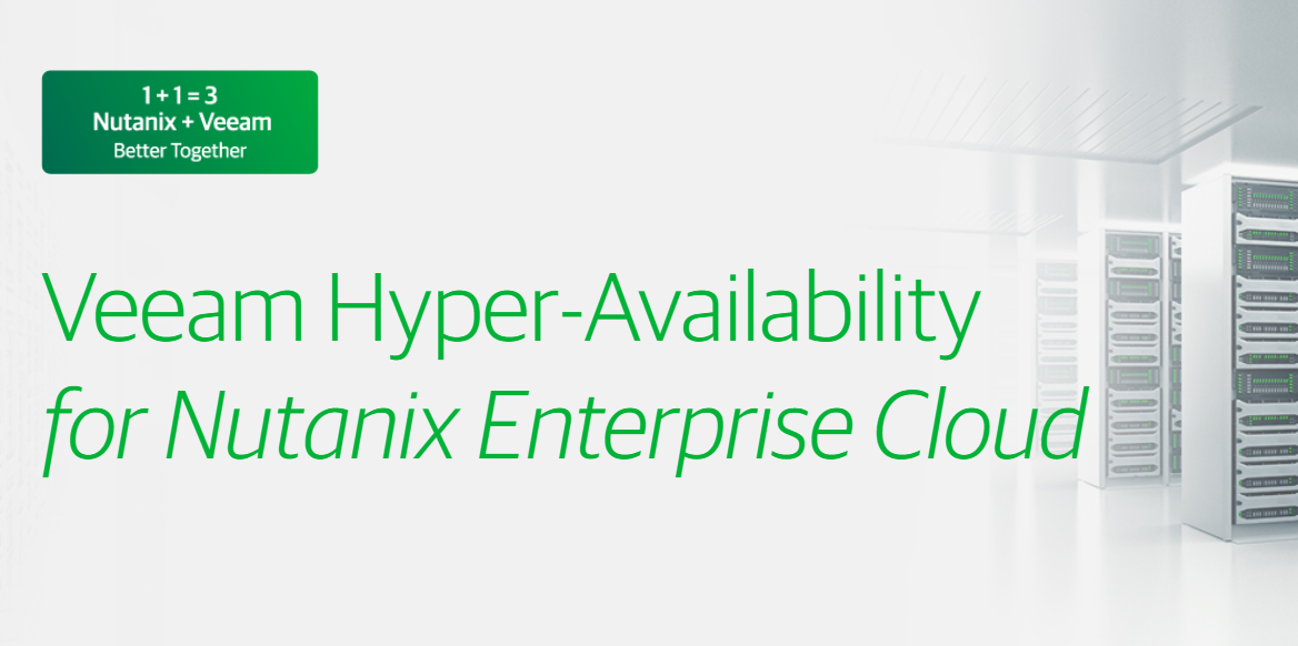 Veeam varundab nüüd ka Nutanix Acropolis Hypervisor (AHV) lahendusi